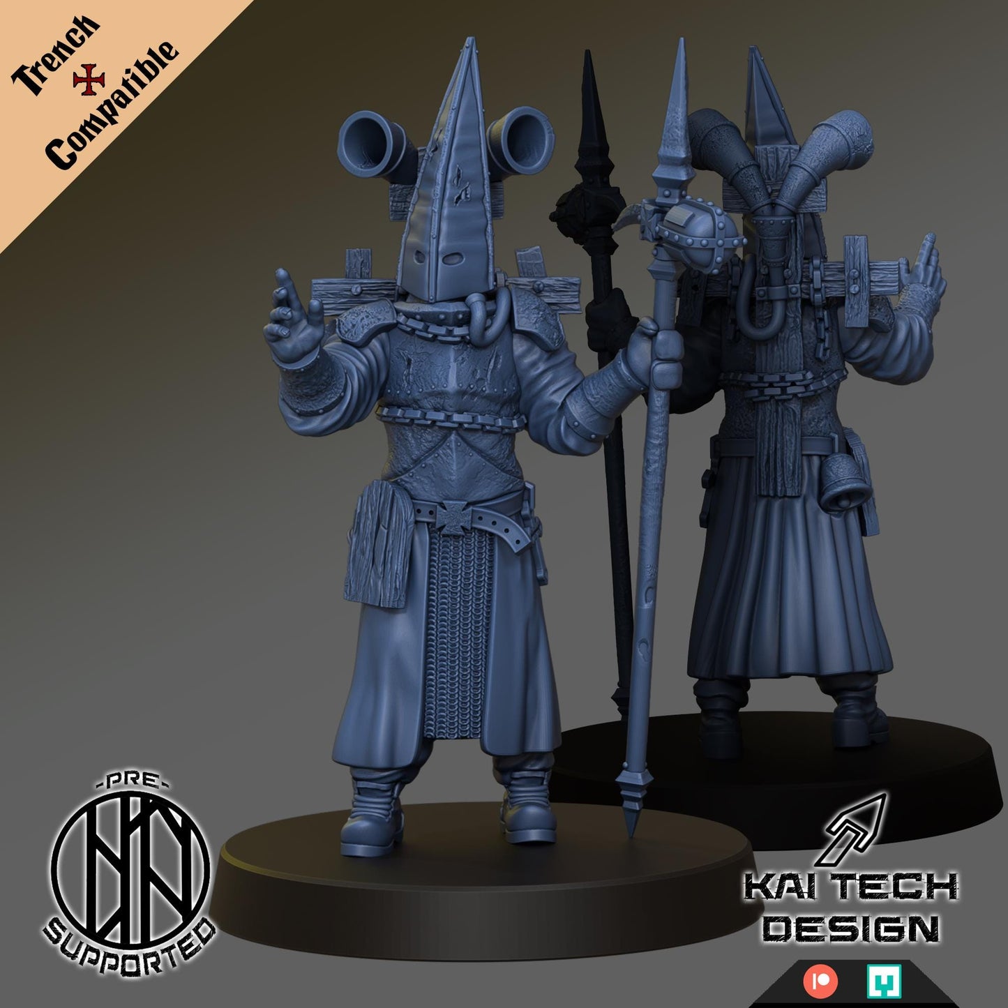 Kaitech Pilgrims War Preacher - Trench  Compatible (Custom Order) - product image 2 of 2