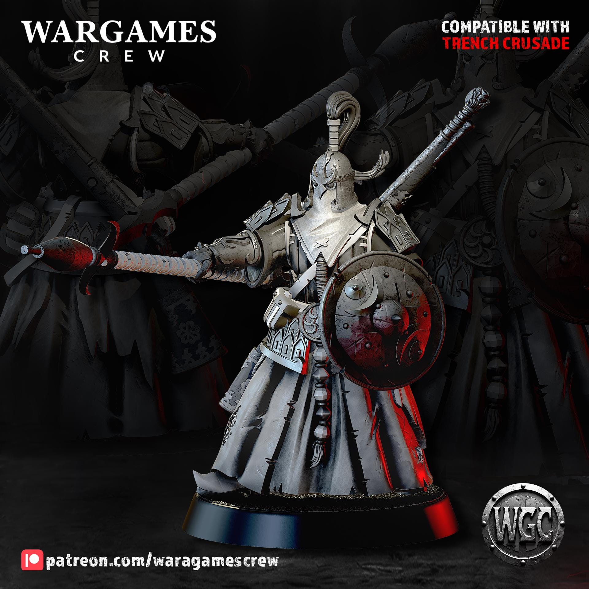 Wargames Crew Mamluk Desert Sentinel - Trench  Compatible (Custom Order) - product image 1 of 3