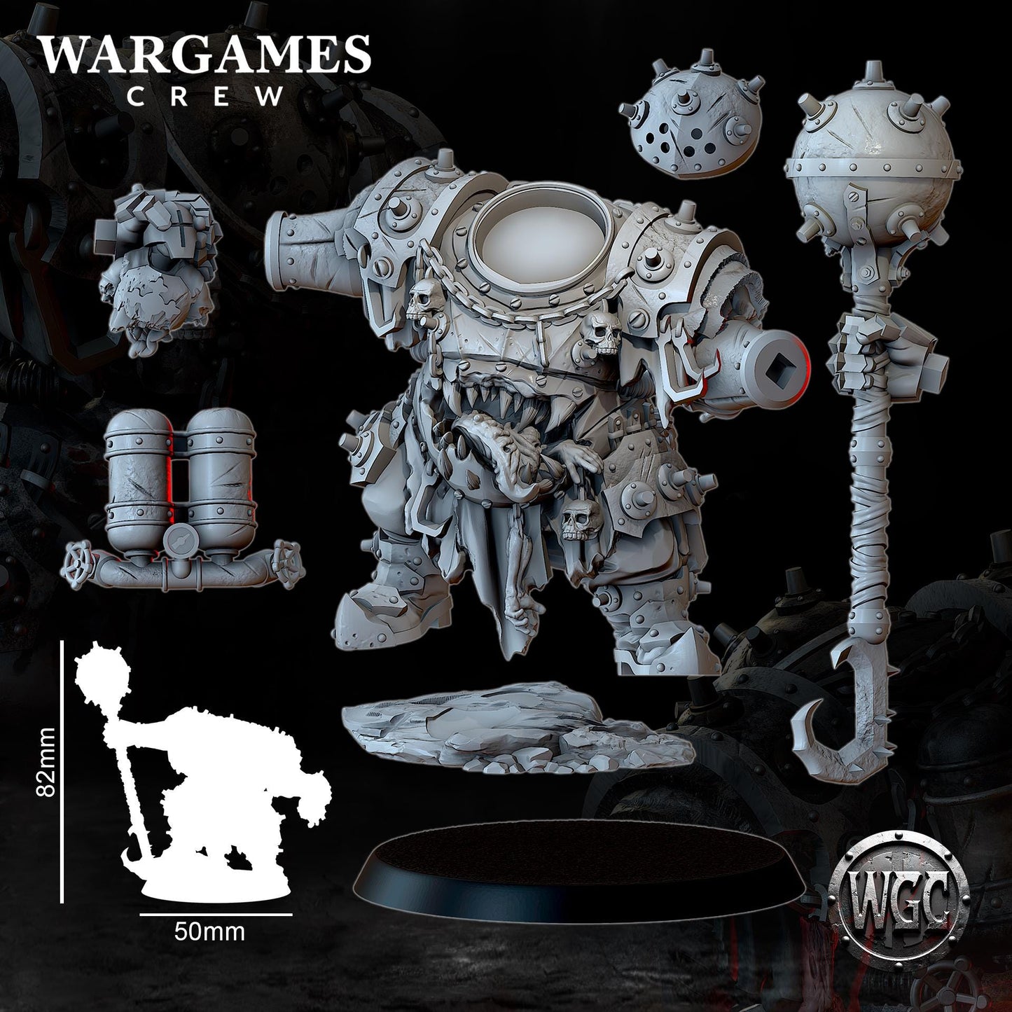 Wargames Crew Abyssal Gourmand Devourer of Sins and Flesh - Trench  Compatible (Custom Order) - product image 4 of 4