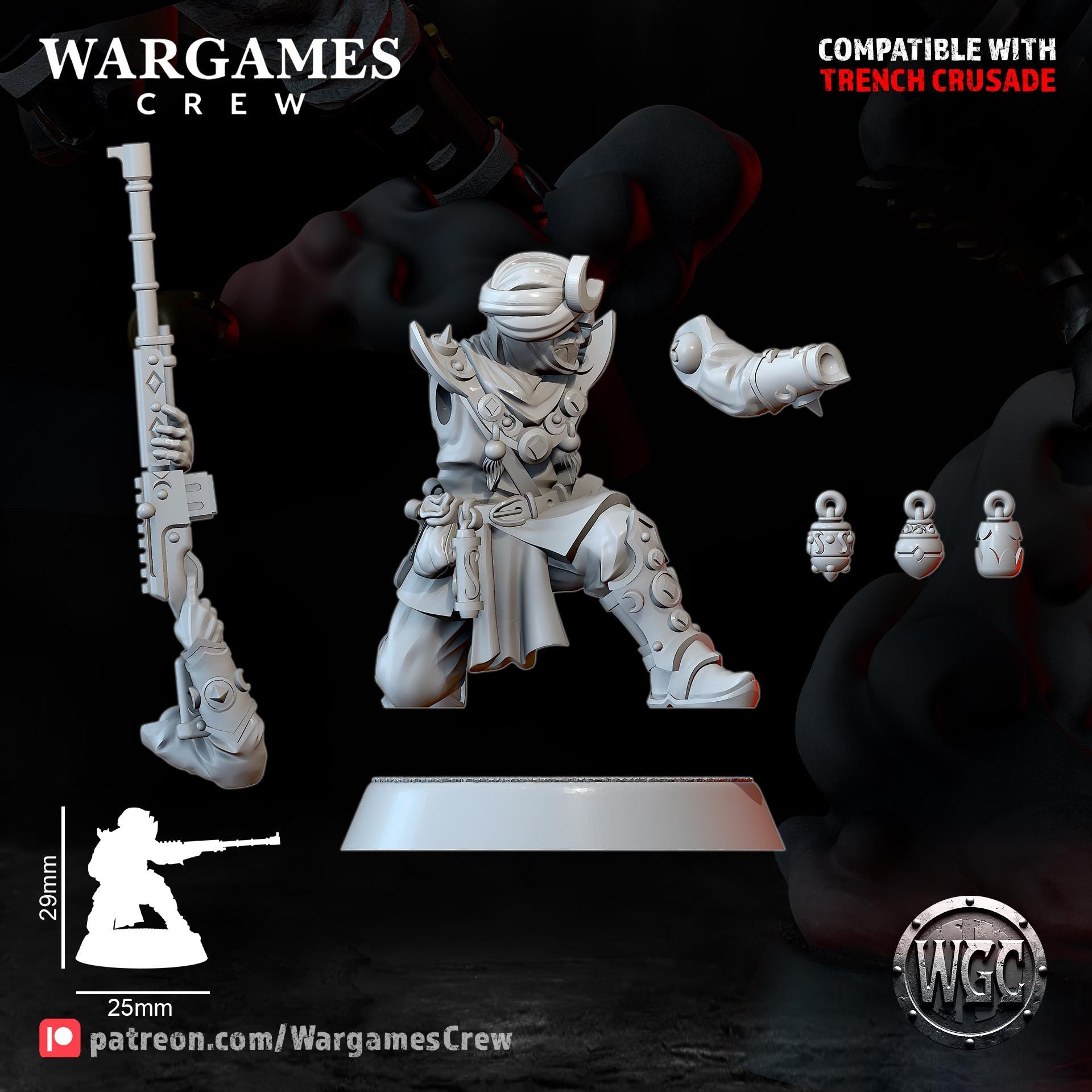 Wargames Crew Murideen Acolytes - Trench  Compatible (Custom Order) - product image 7 of 7