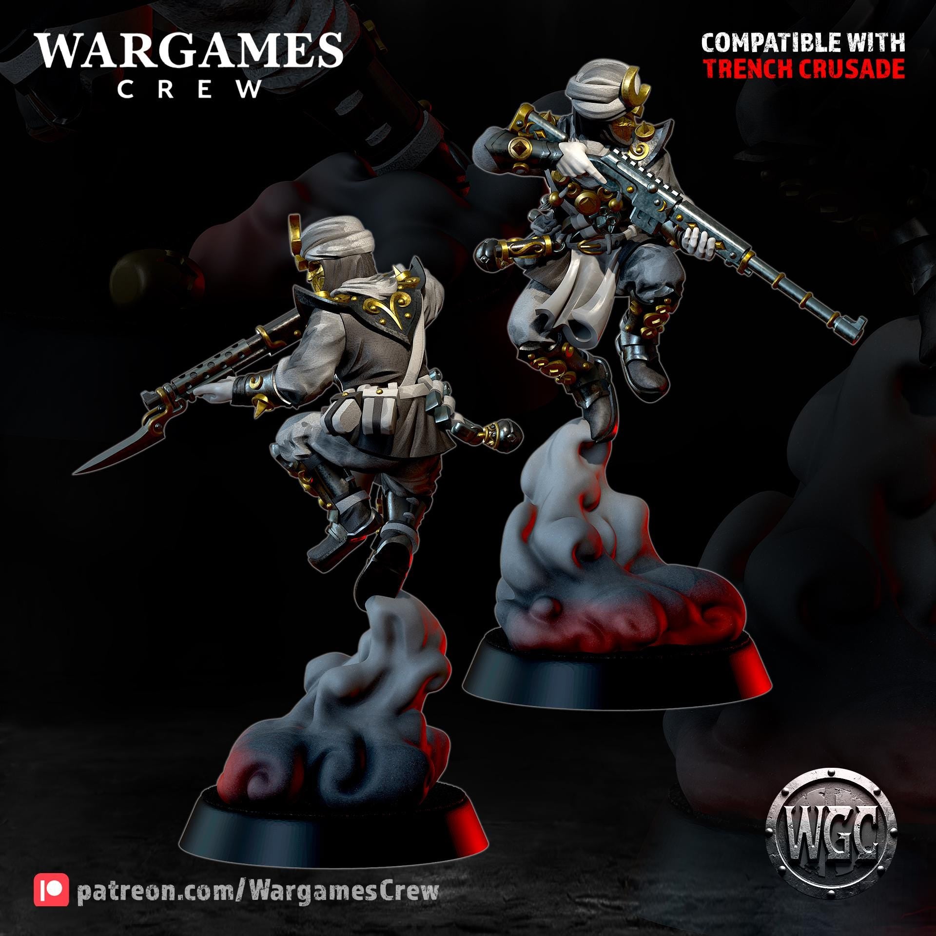 Wargames Crew Murideen Acolytes - Trench  Compatible (Custom Order) - product image 3 of 7