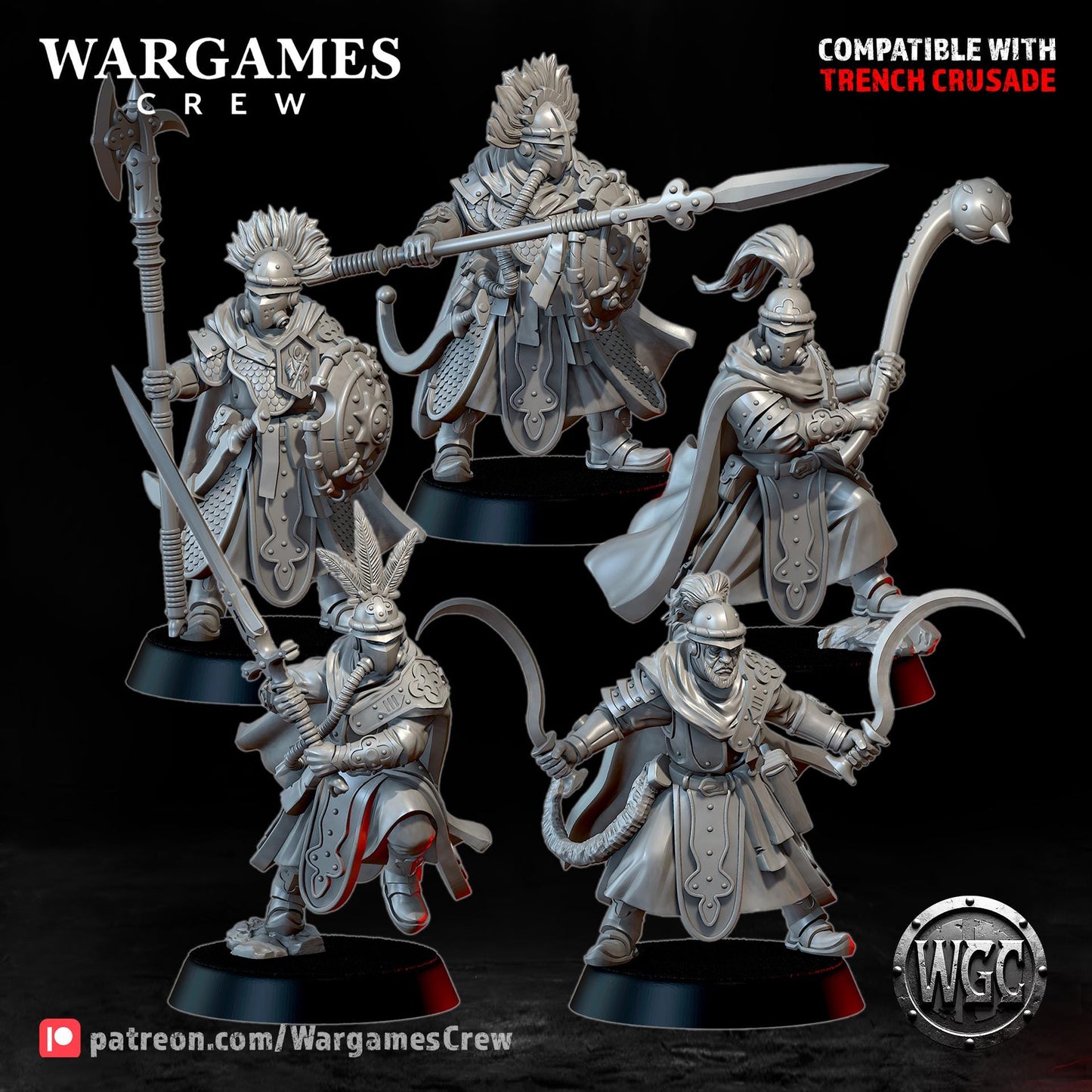 Wargames Crew The Chewa Guard - Trench  Compatible (Custom Order) - product image 1 of 9