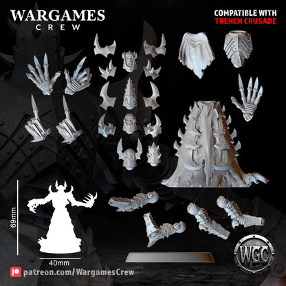 Wargames Crew Skinscribe Thaumaturge - Trench  Compatible (Custom Order) - product image 3 of 3