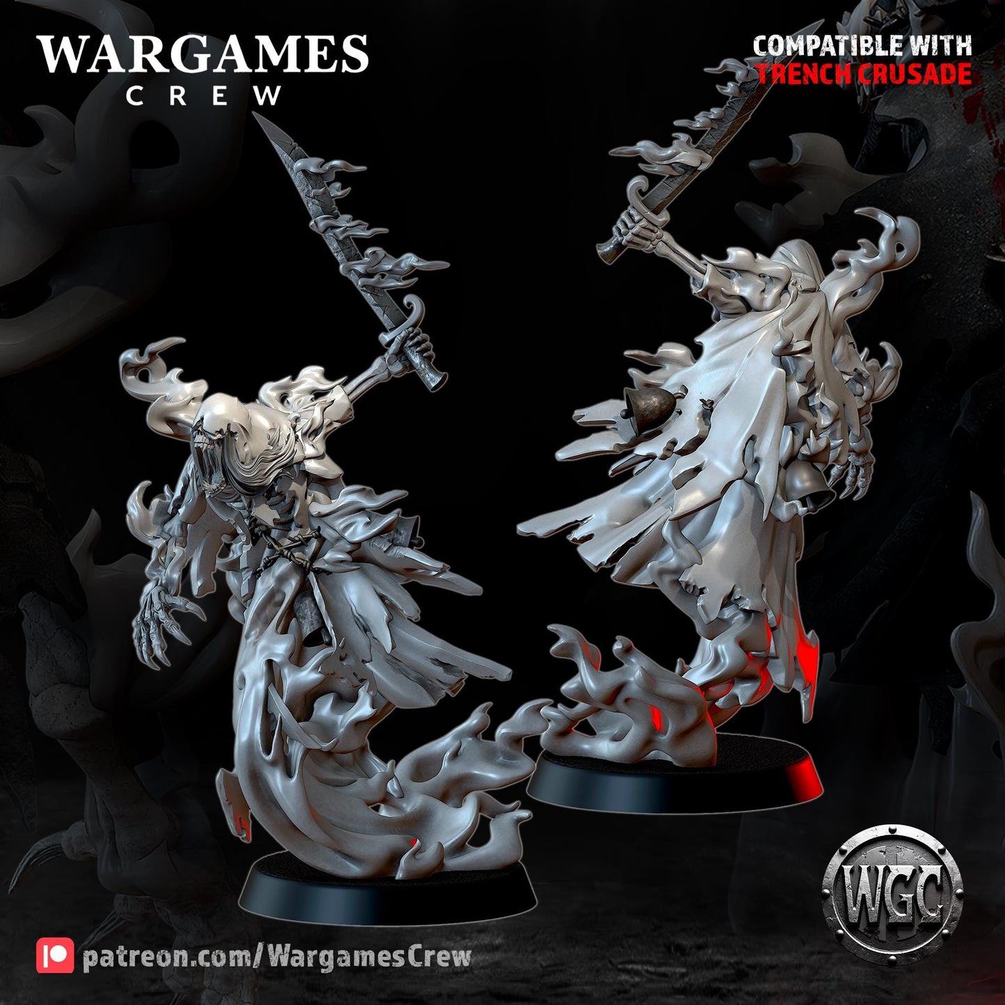 Wargames Crew The Shroud Banshee - Trench  Compatible (Custom Order) - product image 1 of 2