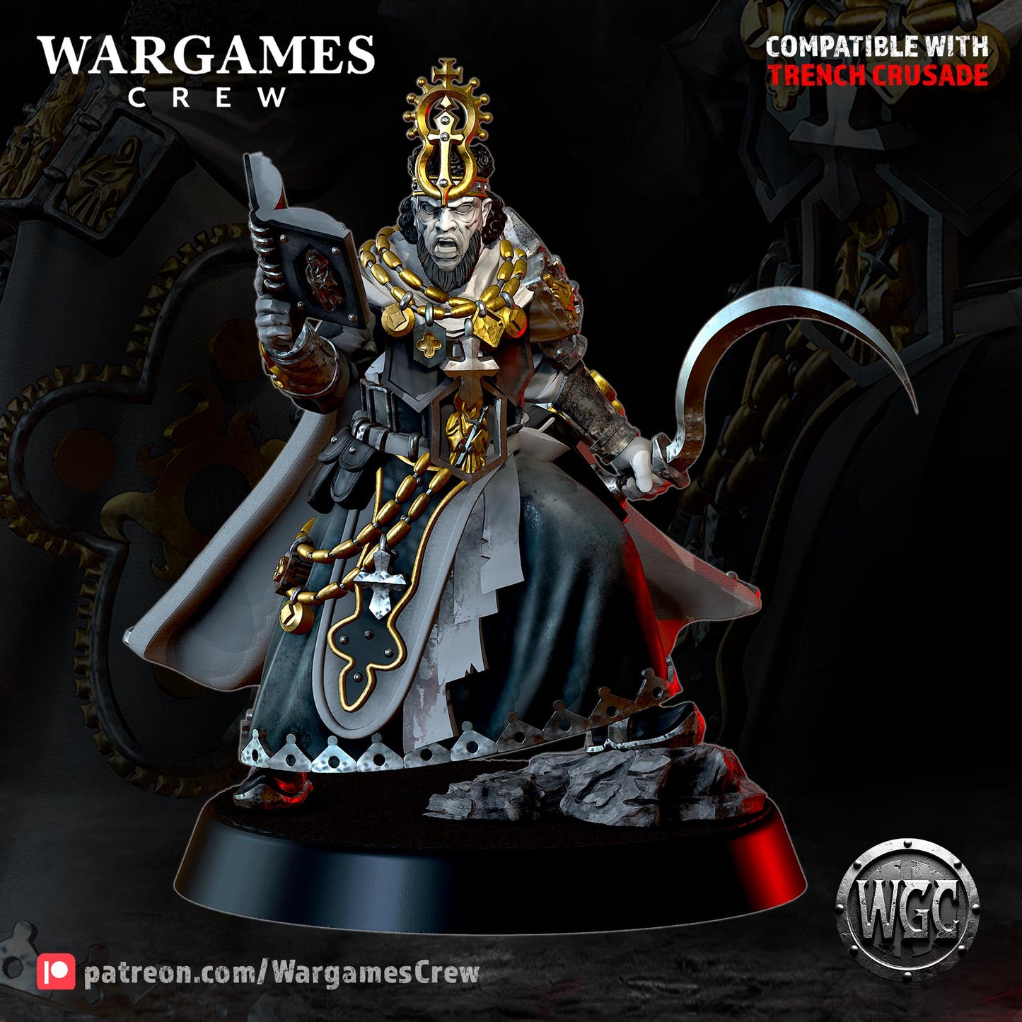 Wargames Crew Chewa War-Priest - Trench  Compatible (Custom Order) - product image 1 of 4