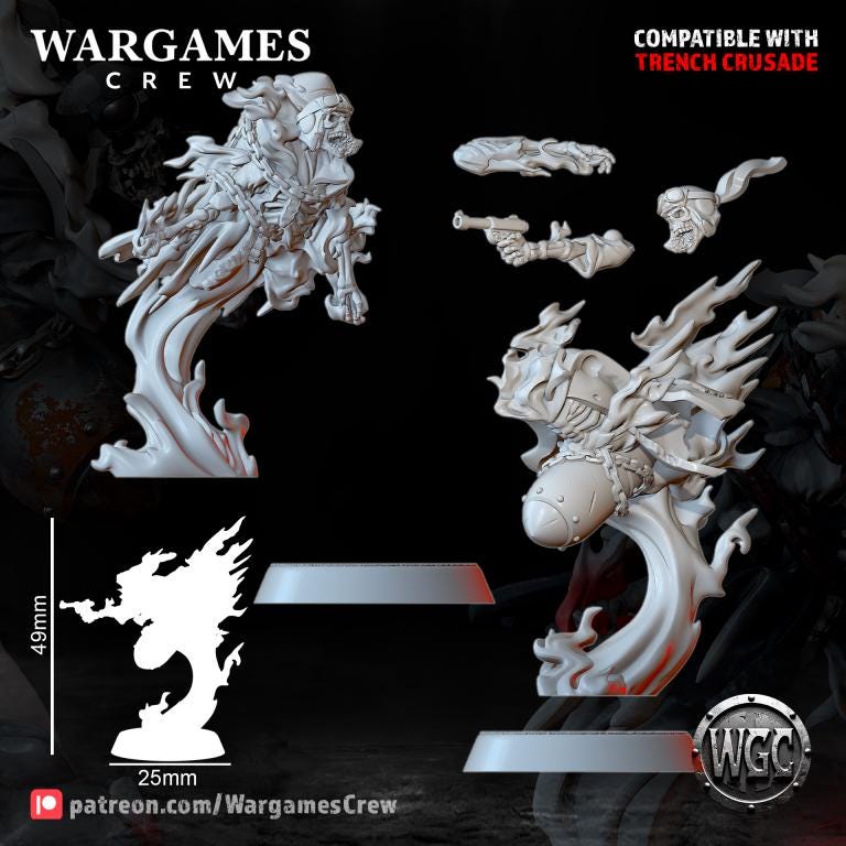 Wargames Crew Kamikaze Phantoms - Trench  Compatible (Custom Order) - product image 3 of 3