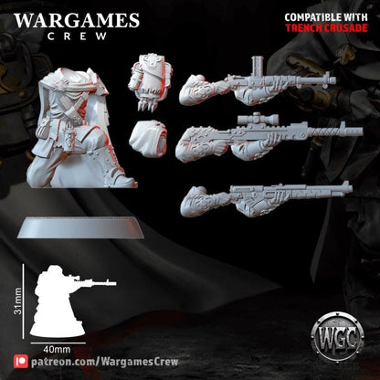 Wargames Crew Abyssinian Colonial Phalanx Regulars - Trench  Compatible (Custom Order) - product image 2 of 4
