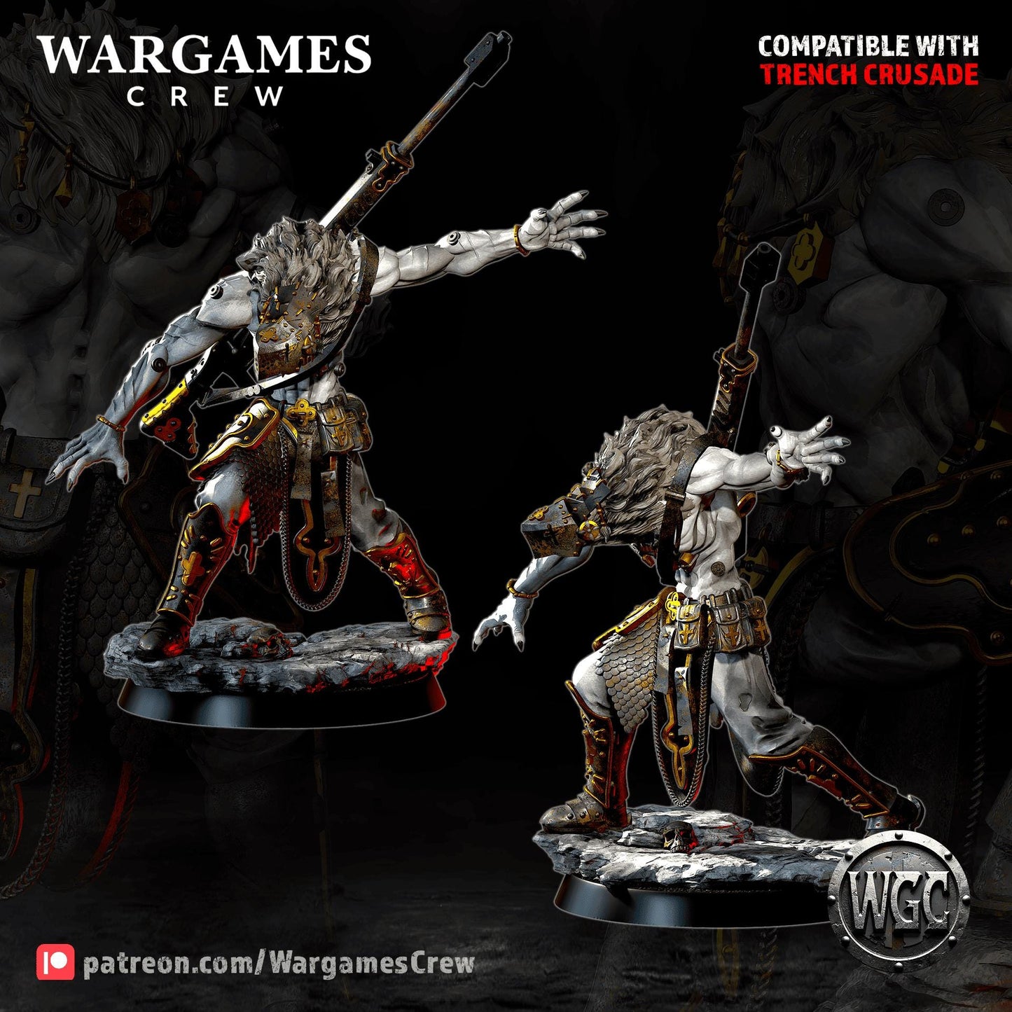 Wargames Crew The Maw-Bound Communicators - Trench  Compatible (Custom Order) - product image 2 of 7