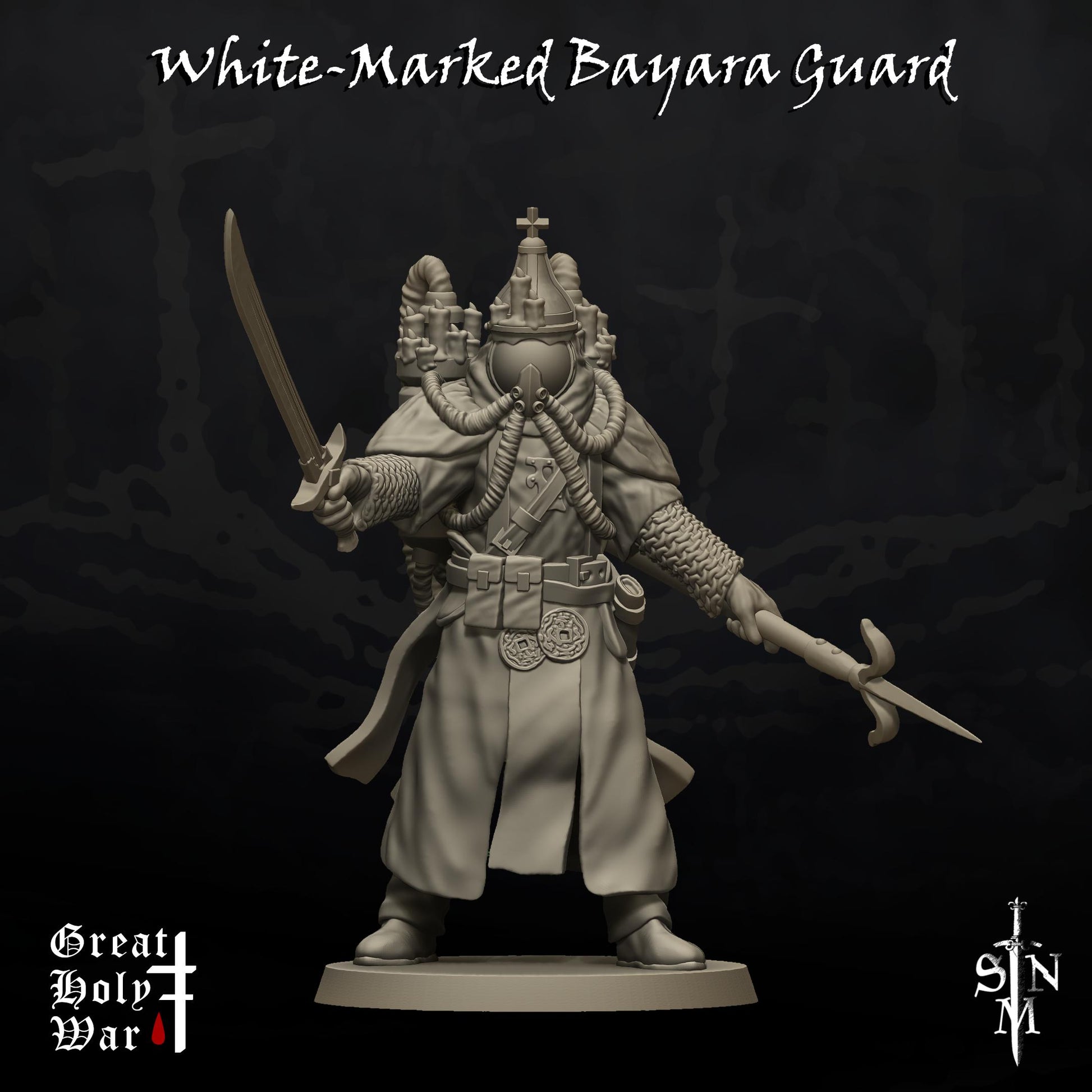 SNM White-Marked Bayara Guard - Trench  Compatible (Custom Order) - product image 1 of 2