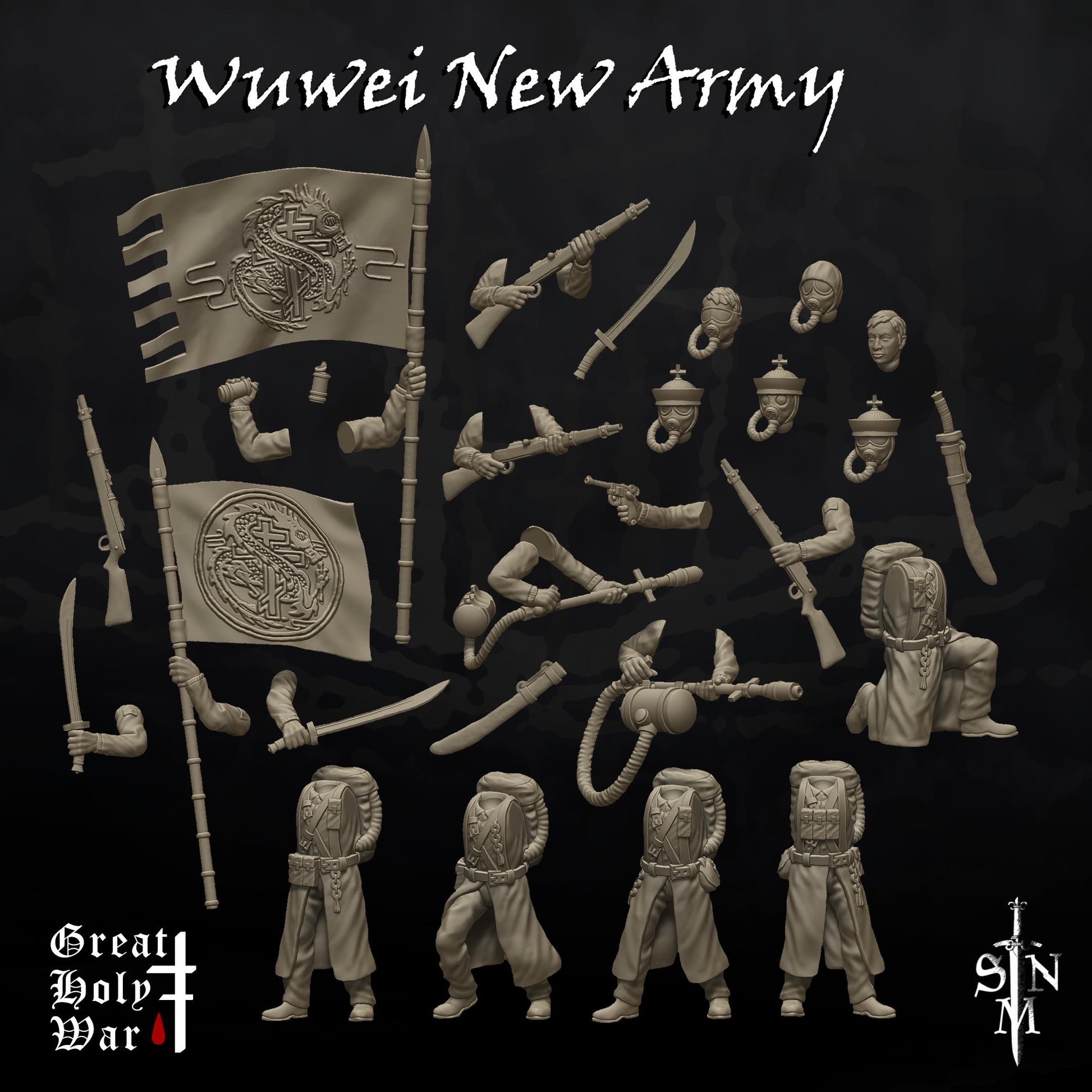 SNM Wuwei New Army Kit - Trench  Compatible (Custom Order) - product image 2 of 2