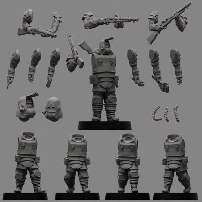 Sedivalle Koszaryn Engineers x5 - Trench  Compatible (Custom Order) - product image 1 of 2