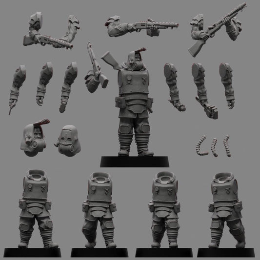 Sedivalle Koszaryn Engineers x5 - Trench  Compatible (Custom Order) - product image 1 of 2