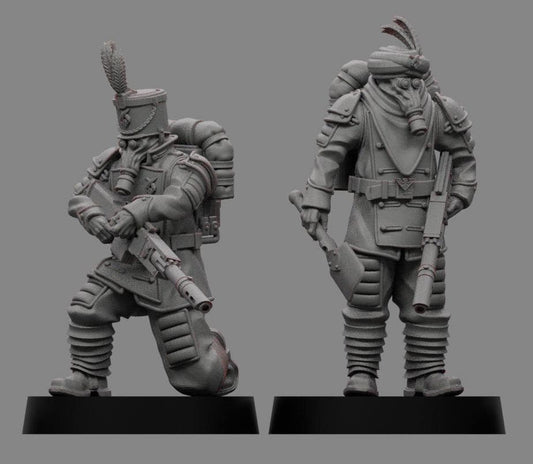 Sedivalle Koszaryn Infantry x5 - Trench  Compatible (Custom Order) - product image 2 of 2
