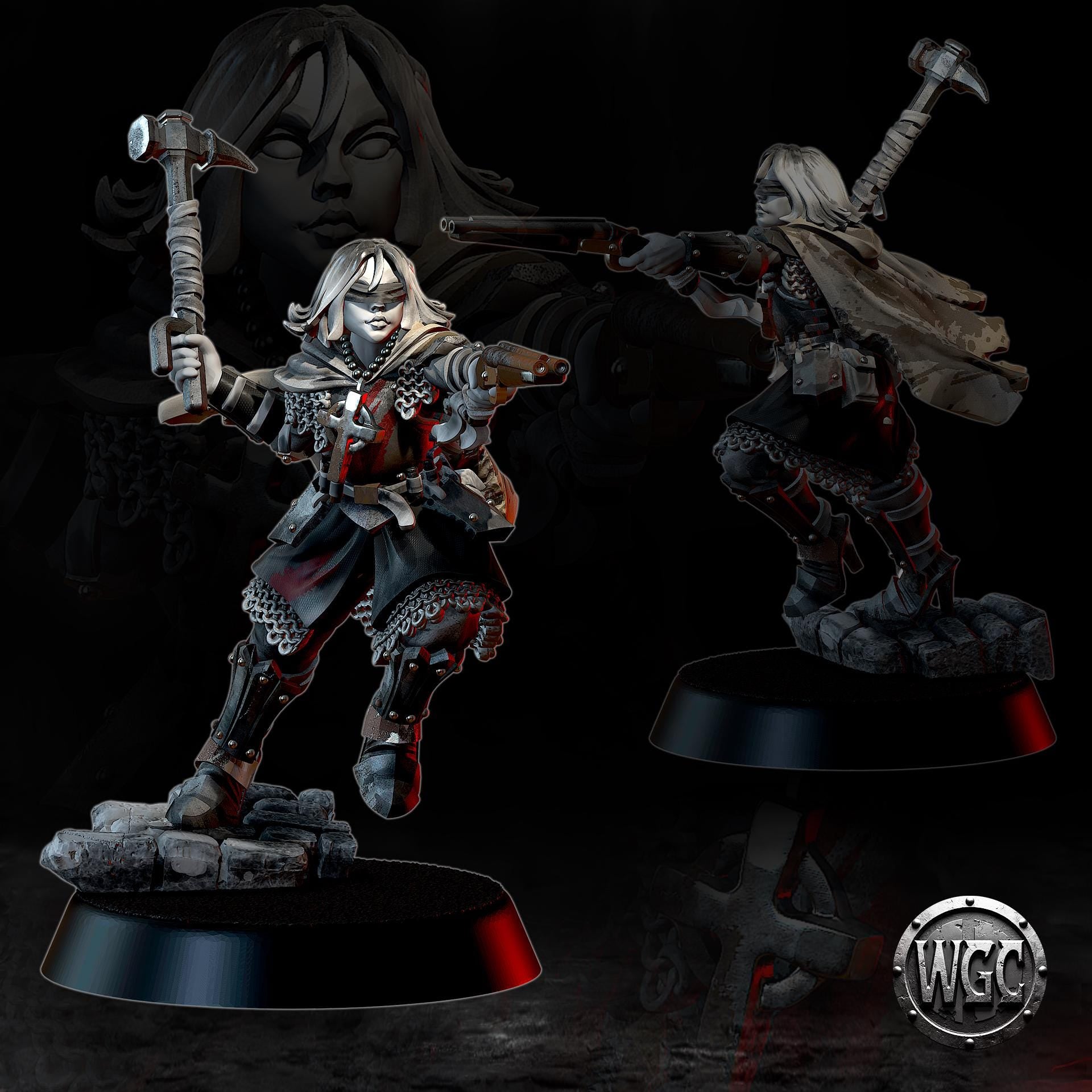 Wargames Crew Luce The Blind Herald of Purity - Trench  Compatible (Custom Order) - product image 3 of 4