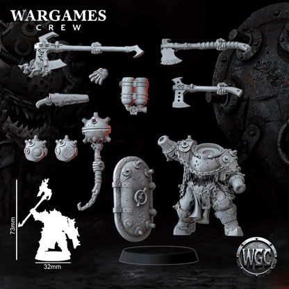 Wargames Crew Abyssal Iron Gorger (HTH weapon) - Trench  Compatible (Custom Order) - product image 3 of 3