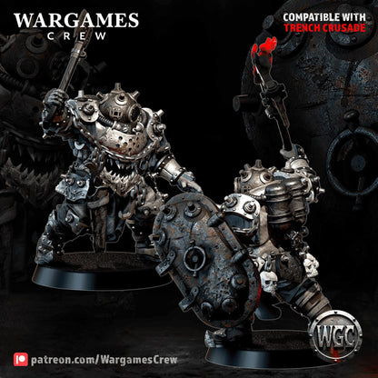 Wargames Crew Abyssal Iron Gorger (HTH weapon) - Trench  Compatible (Custom Order) - product image 2 of 3