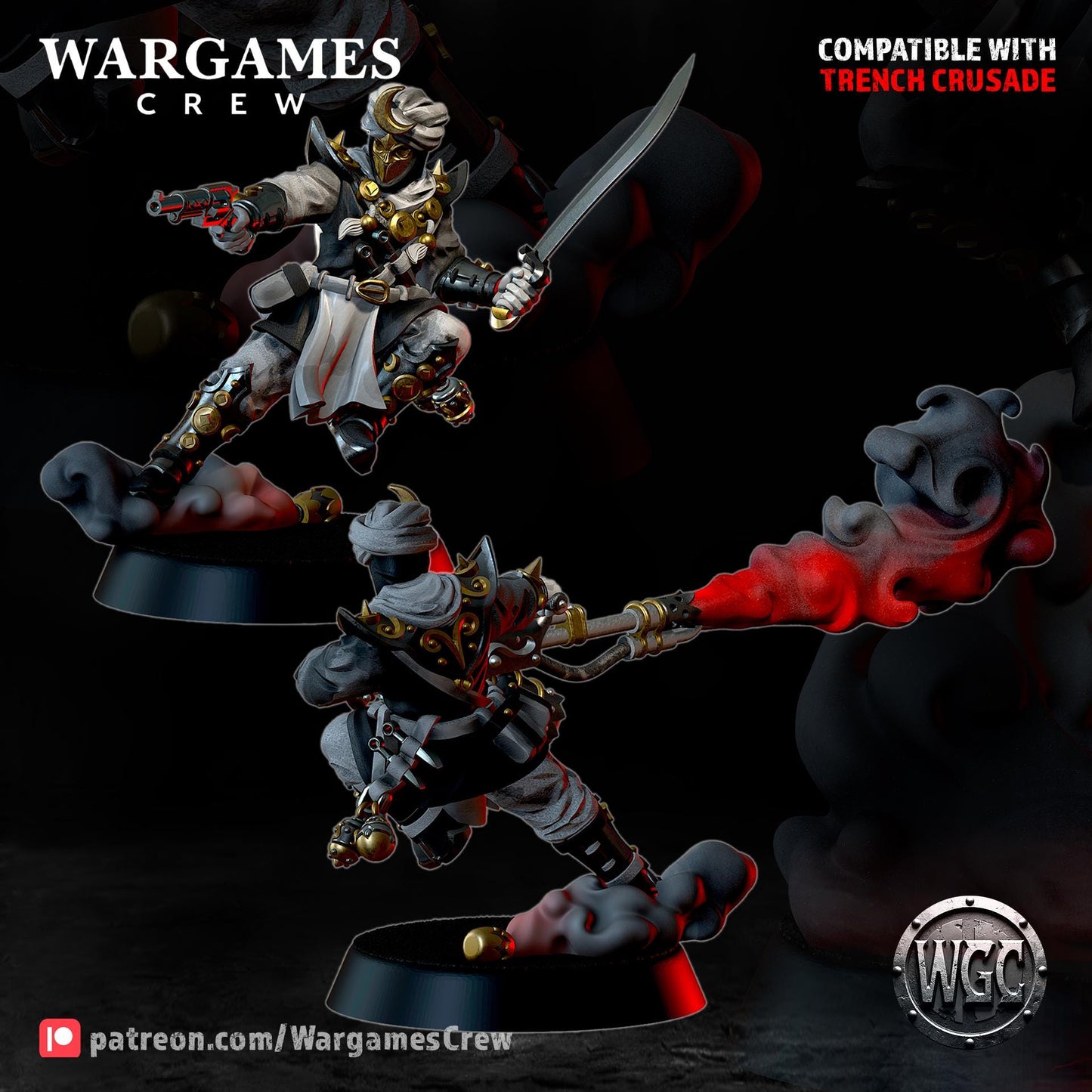 Wargames Crew Murideen Acolytes - Trench  Compatible (Custom Order) - product image 2 of 7