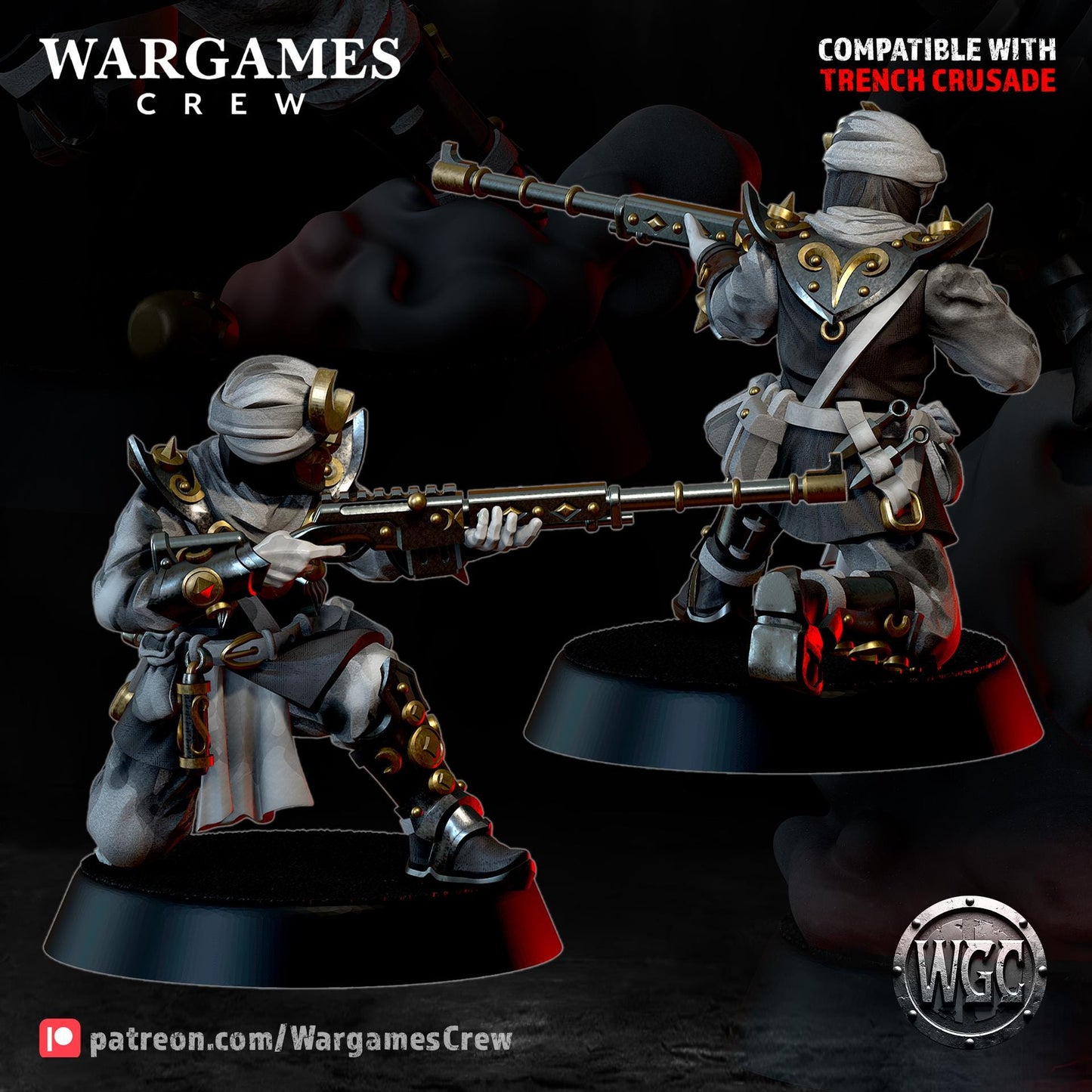 Wargames Crew Murideen Acolytes - Trench  Compatible (Custom Order) - product image 4 of 7
