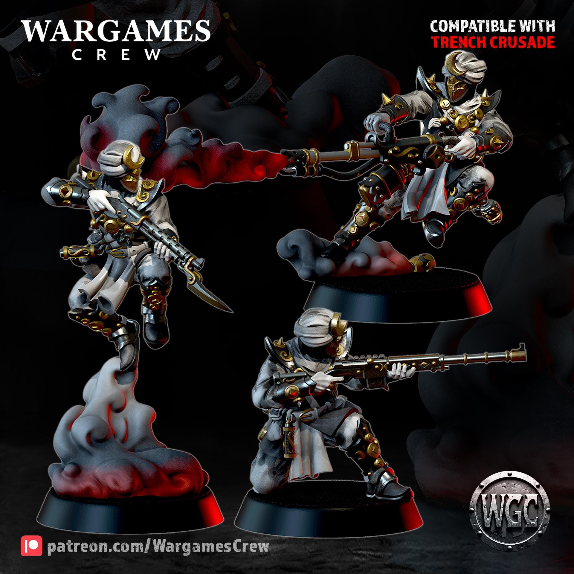Wargames Crew Murideen Acolytes - Trench  Compatible (Custom Order) - product image 1 of 7