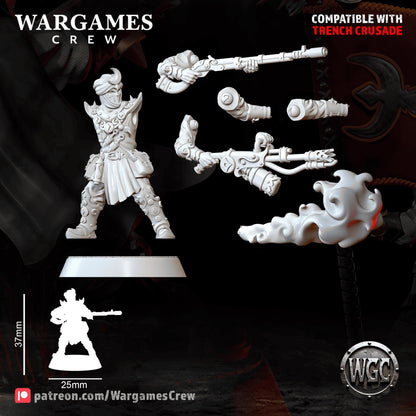 Wargames Crew Murideen Acolytes Command - Trench  Compatible (Custom Order) - product image 7 of 7