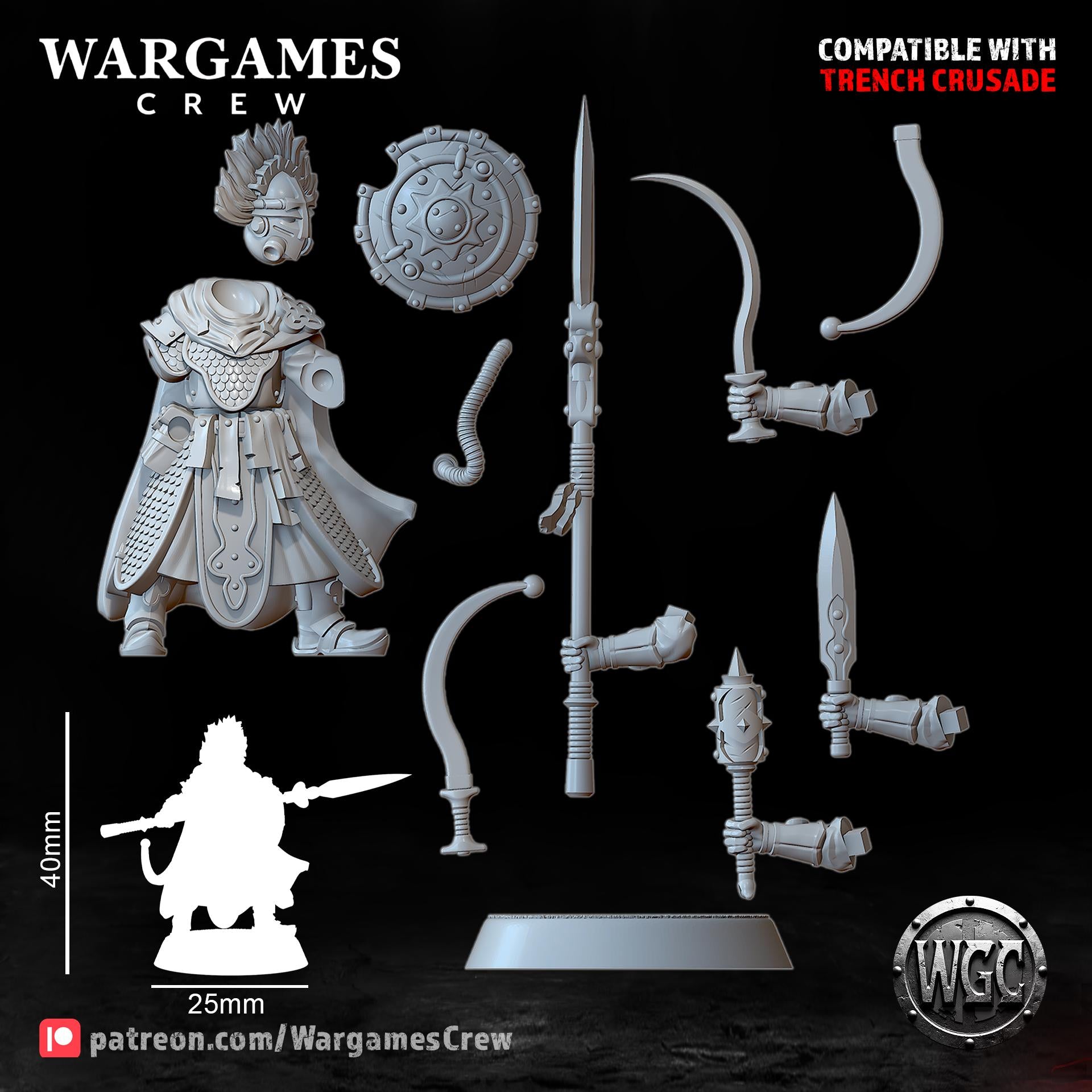 Wargames Crew The Chewa Guard - Trench  Compatible (Custom Order) - product image 9 of 9