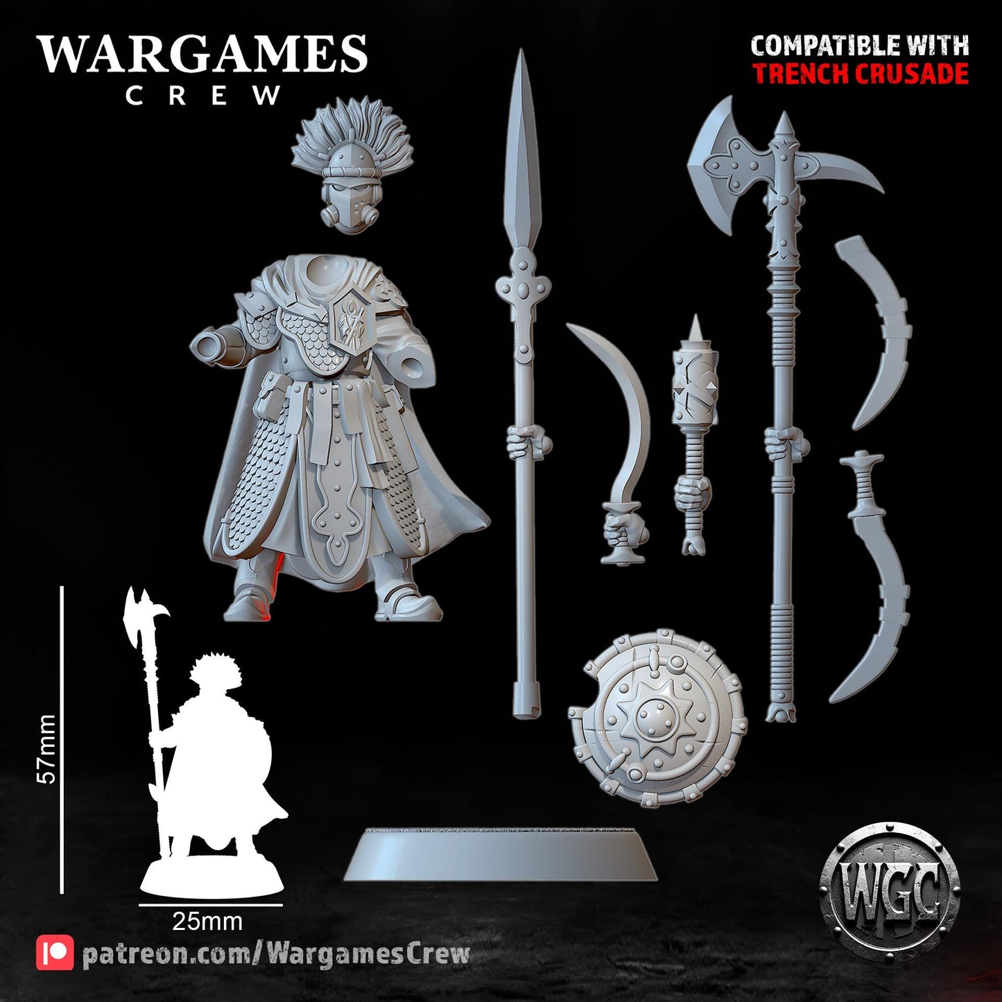 Wargames Crew The Chewa Guard - Trench  Compatible (Custom Order) - product image 7 of 9