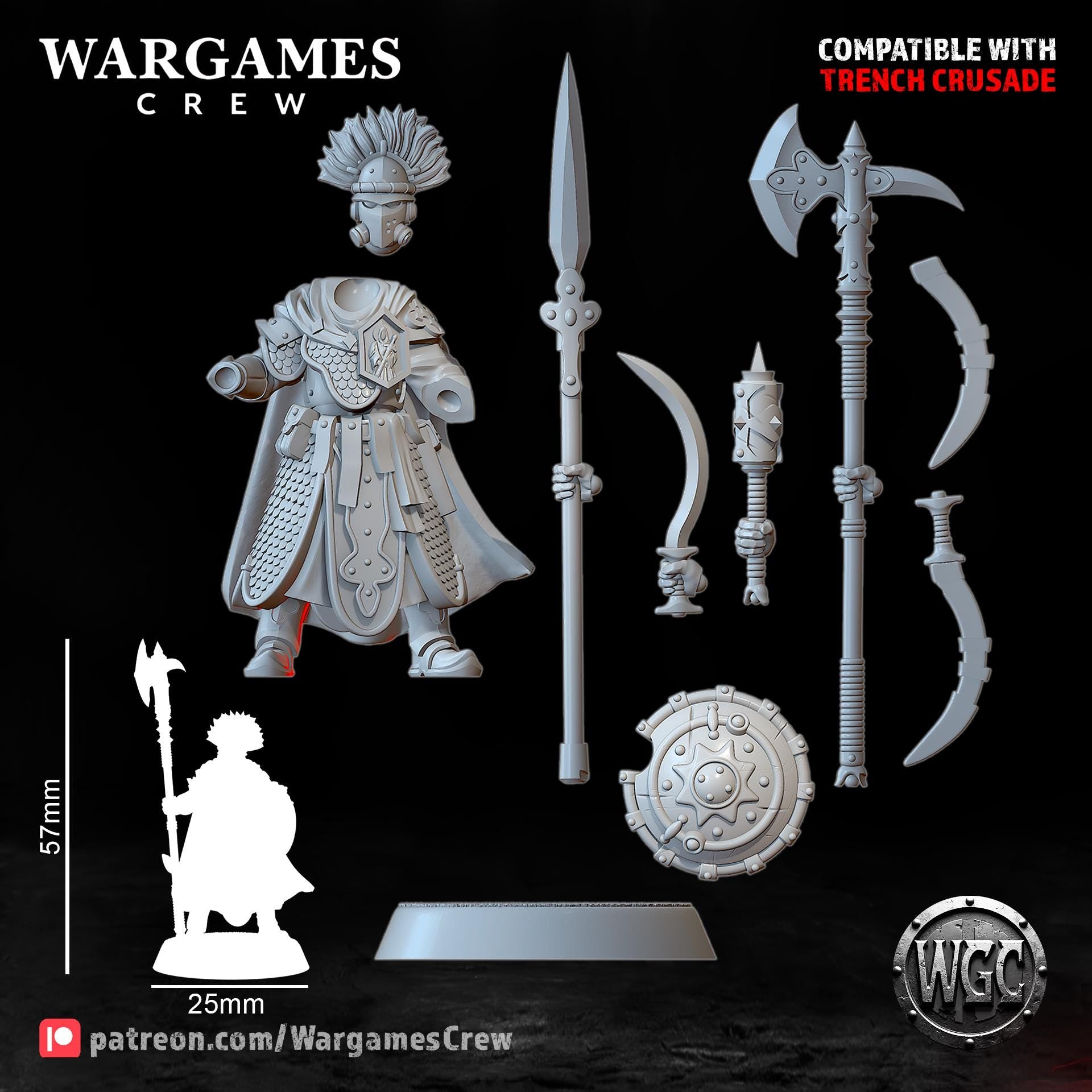 Wargames Crew The Chewa Guard - Trench  Compatible (Custom Order) - product image 7 of 9