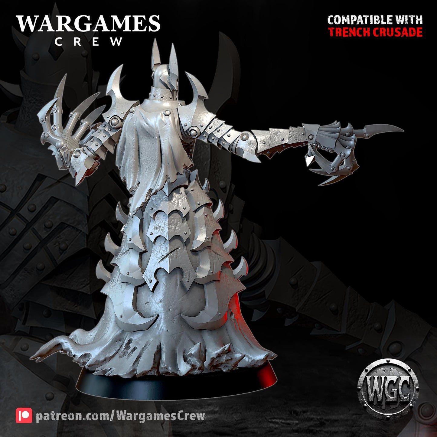 Wargames Crew Skinscribe Thaumaturge - Trench  Compatible (Custom Order) - product image 2 of 3