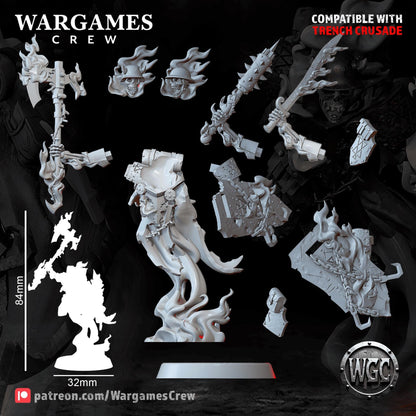 Wargames Crew Saintless Guard - Trench  Compatible (Custom Order) - product image 4 of 4
