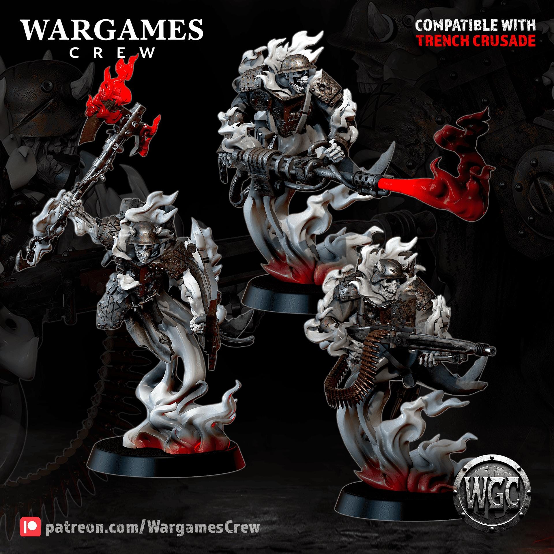 Wargames Crew Saintless Guard - Trench  Compatible (Custom Order) - product image 1 of 4