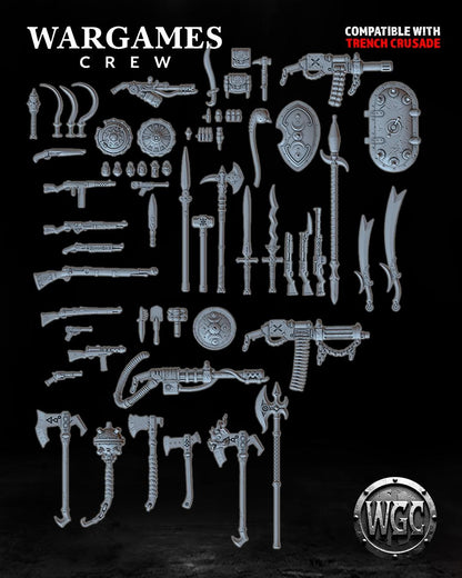 Wargames Crew Weapon Pack - Trench  Compatible (Custom Order) - product image 1 of 2