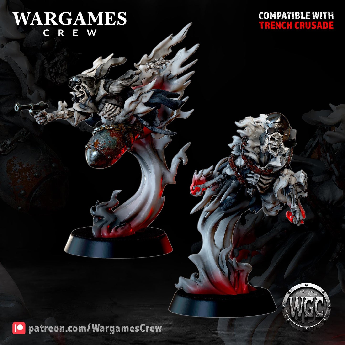 Wargames Crew Kamikaze Phantoms - Trench  Compatible (Custom Order) - product image 1 of 3