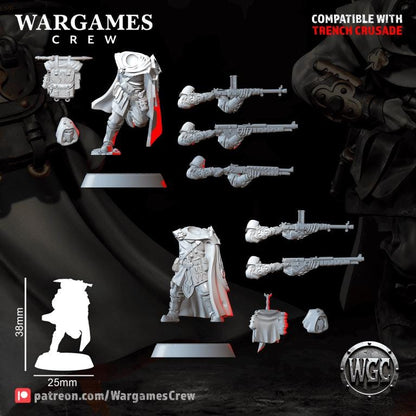 Wargames Crew Abyssinian Colonial Phalanx Regulars - Trench  Compatible (Custom Order) - product image 4 of 4