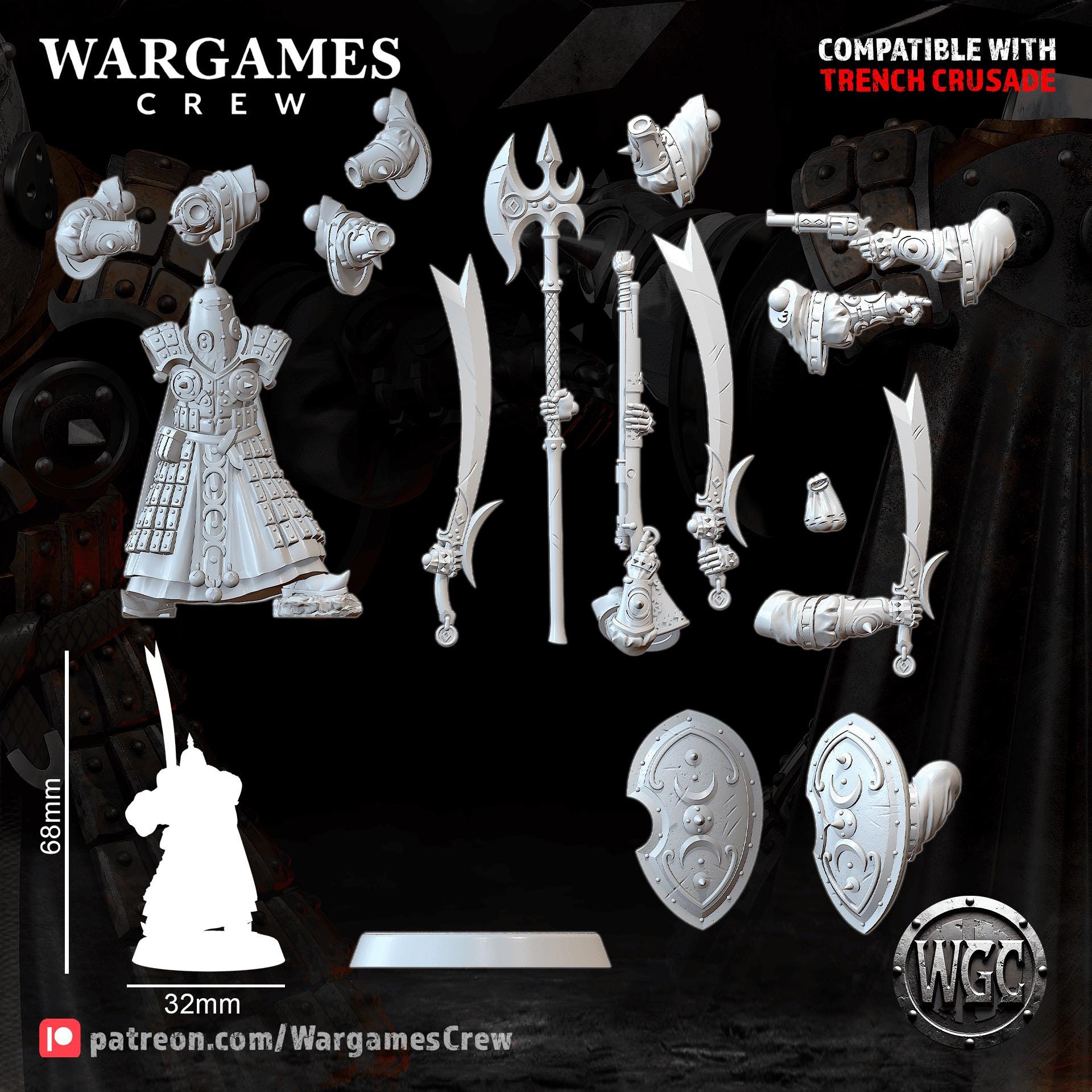 Wargames Crew Mamluk Desert Sentinel #2 - Trench  Compatible (Custom Order) - product image 3 of 3