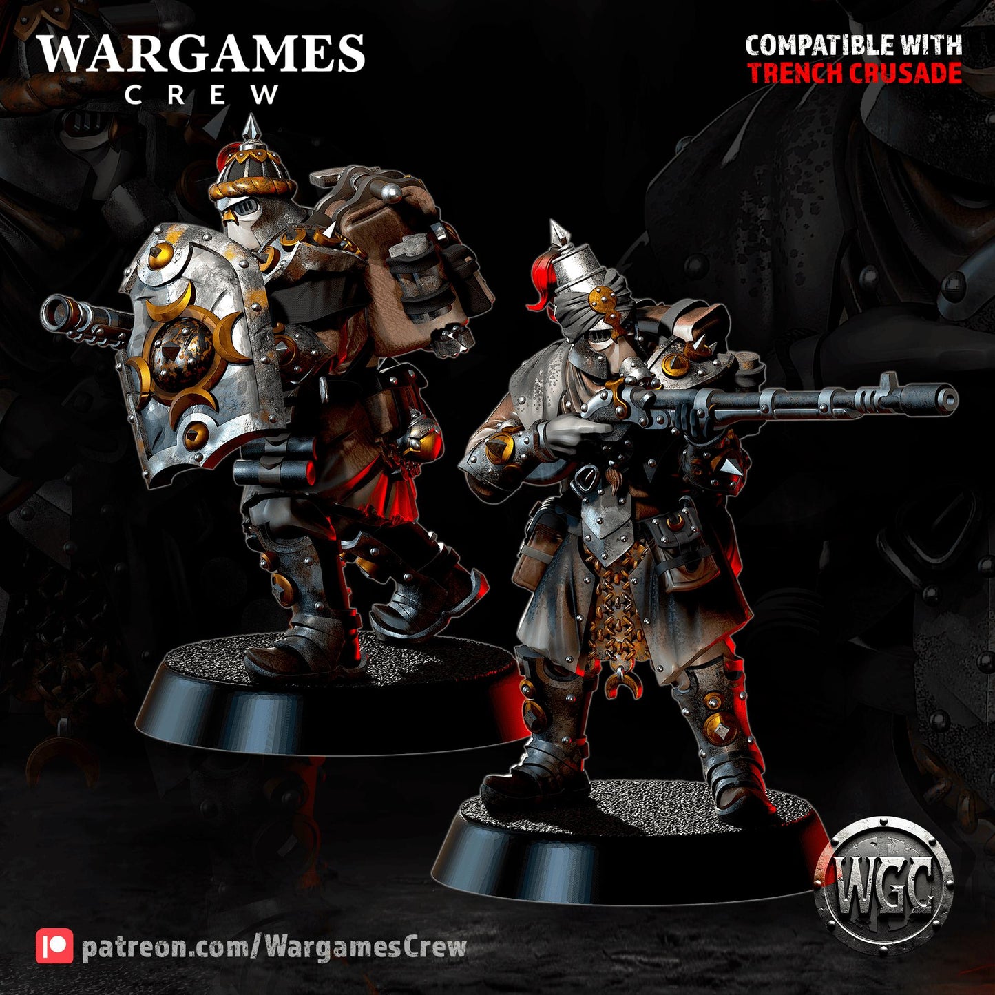 Wargames Crew Ironbrand Sappers - Trench  Compatible (Custom Order) - product image 1 of 5