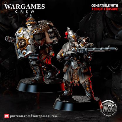 Wargames Crew Ironbrand Sappers - Trench  Compatible (Custom Order) - product image 1 of 5