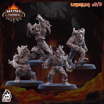 Magma Dwarfs Chaos - Designed by UGNI Miniatures - Fantasy Football - product image 2 of 10