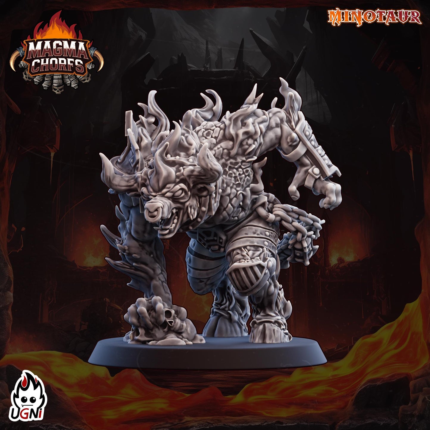 Magma Dwarfs Chaos - Designed by UGNI Miniatures - Fantasy Football - product image 5 of 10