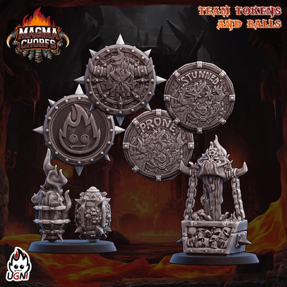 Magma Dwarfs Chaos - Designed by UGNI Miniatures - Fantasy Football - product image 4 of 10