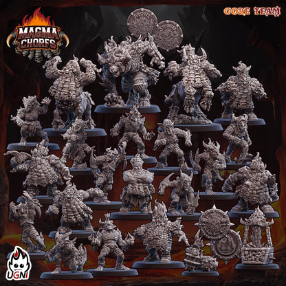 Magma Dwarfs Chaos - Designed by UGNI Miniatures - Fantasy Football - product image 1 of 10