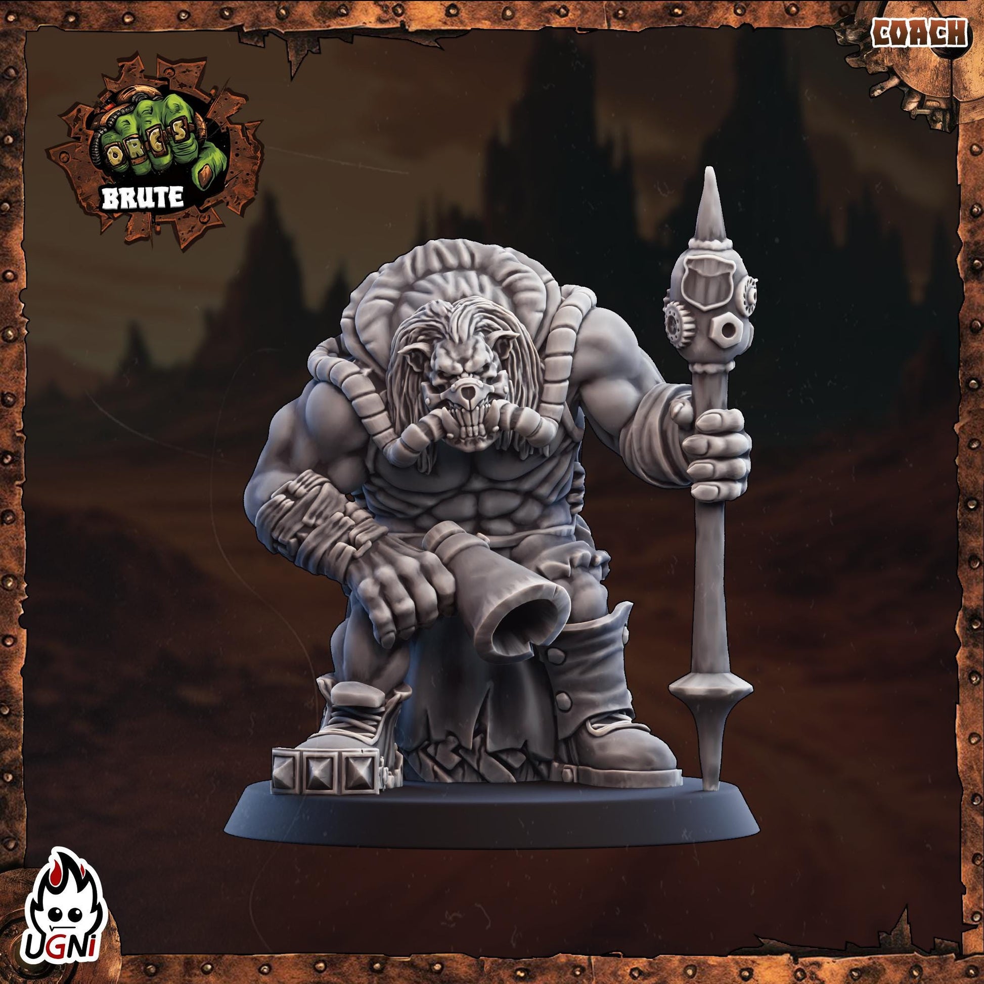 Brute Orcs (Mad Max) Designed by UGNI Miniatures - Fantasy Football - product image 8 of 10