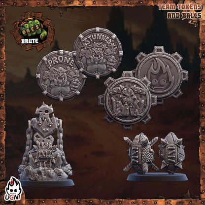 Brute Orcs (Mad Max) Designed by UGNI Miniatures - Fantasy Football - product image 7 of 10