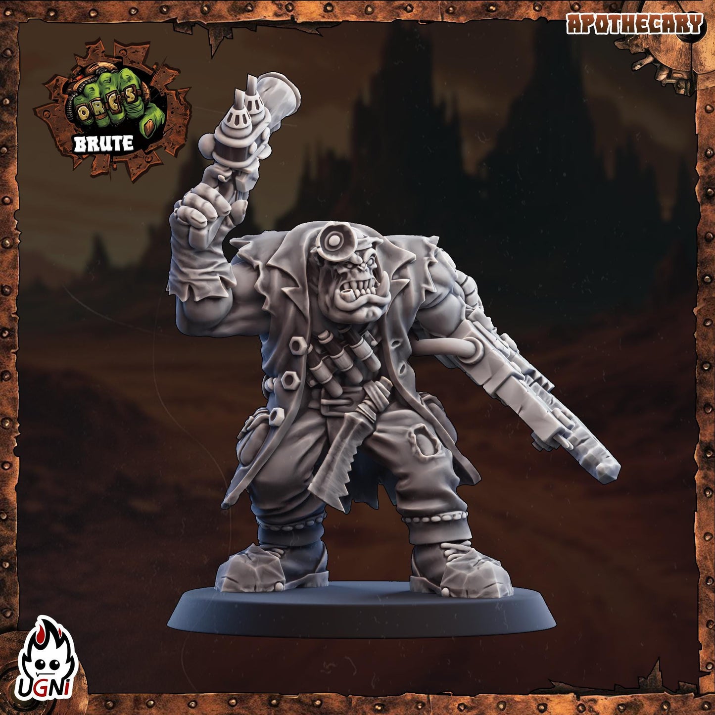 Brute Orcs (Mad Max) Designed by UGNI Miniatures - Fantasy Football - product image 9 of 10