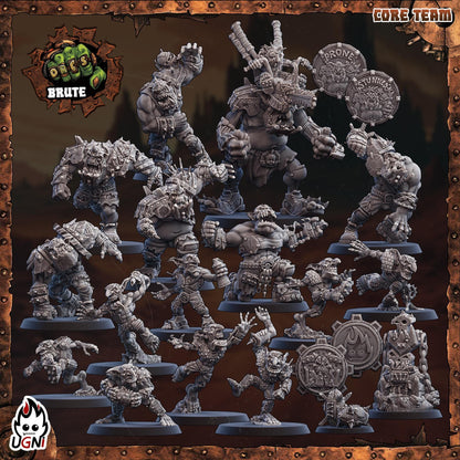 Brute Orcs (Mad Max) Designed by UGNI Miniatures - Fantasy Football - product image 1 of 10