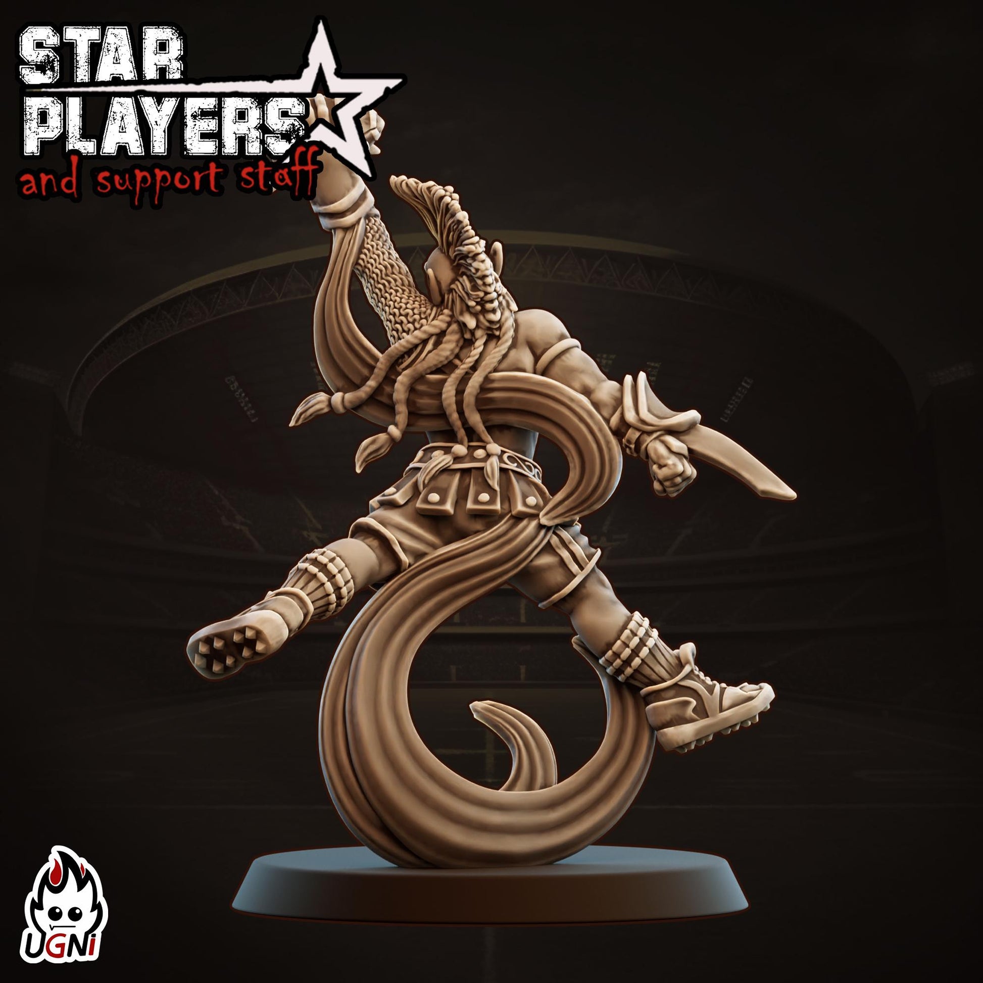 Gordal Star Player - Designed by - Designed by UGNI Miniatures - Fantasy Football Ugni - product image 2 of 2