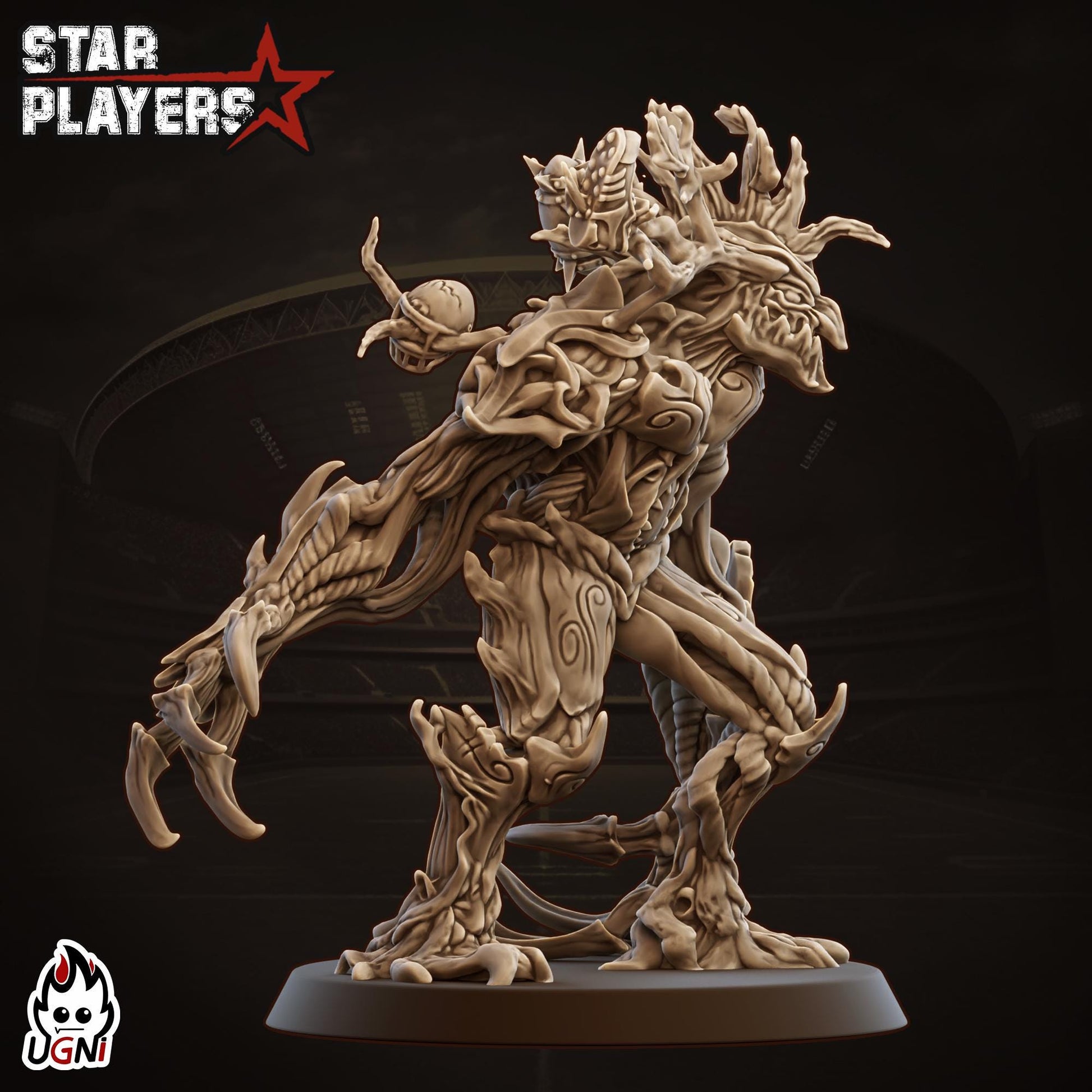 Blocker Treeman - Star Player - Designed by UGNI Miniatures - Fantasy Football - product image 2 of 3