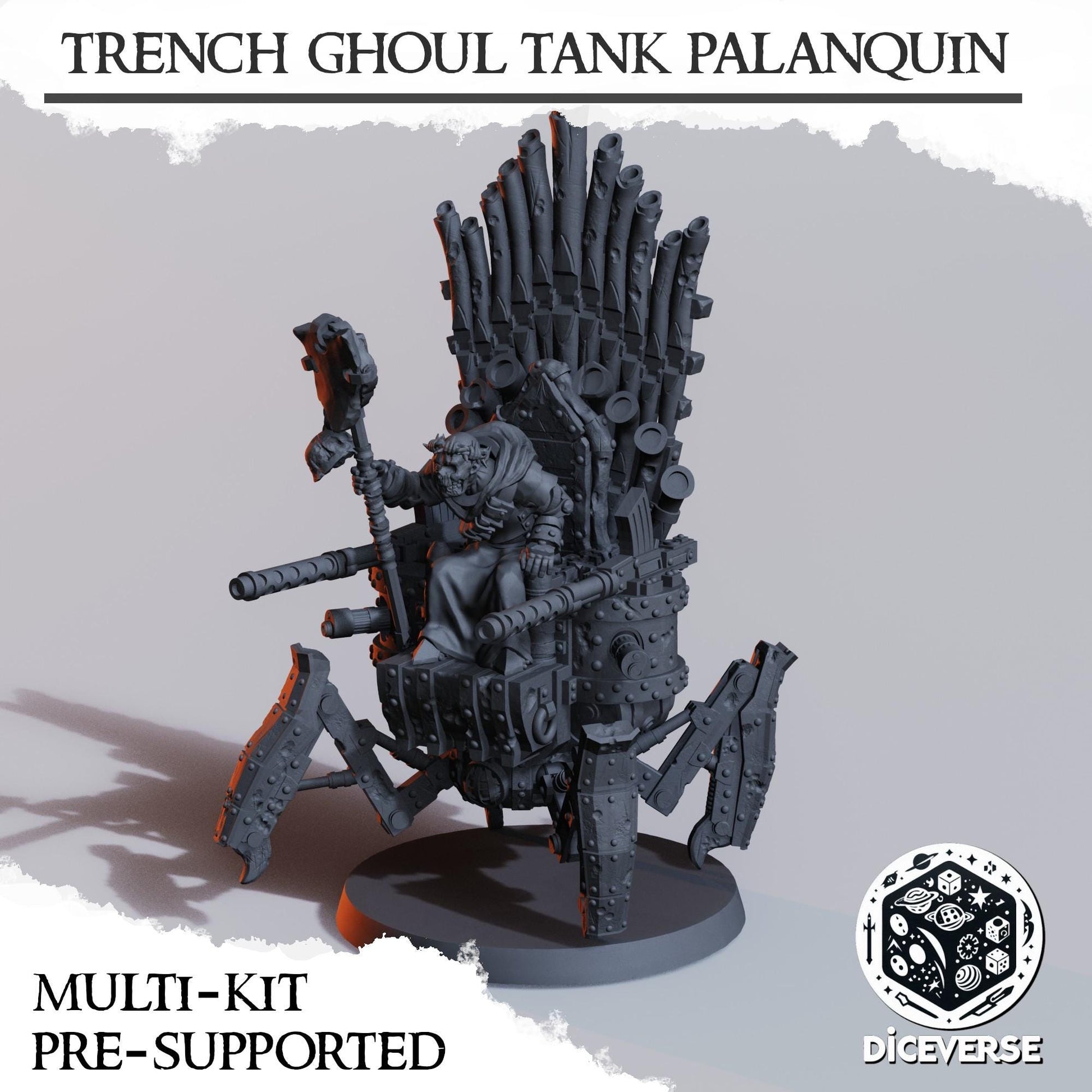 Diceverse Trench Ghoul Tank Palanquin - Trench  Compatible (Custom Order) - product image 5 of 6