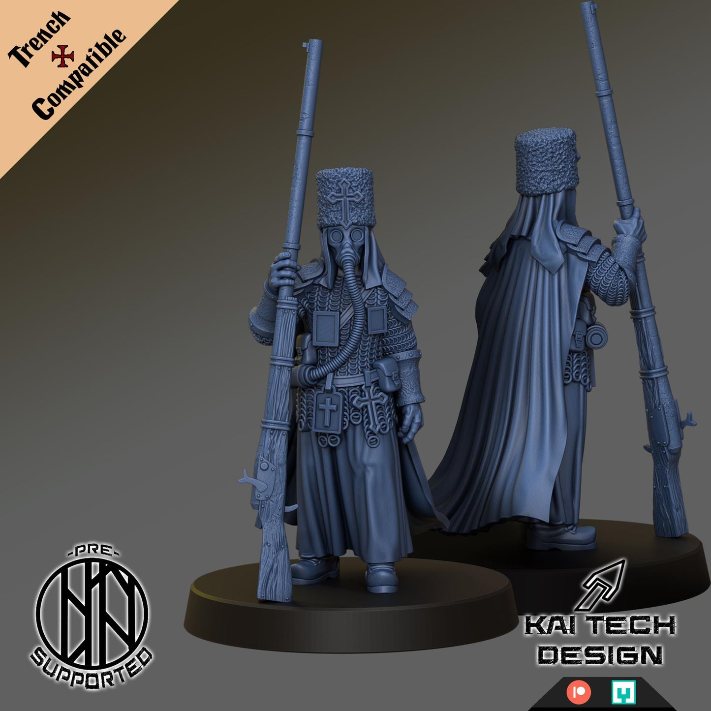 Kaitech Pilgrims Punt Castigator - Trench  Compatible (Custom Order) - product image 2 of 2