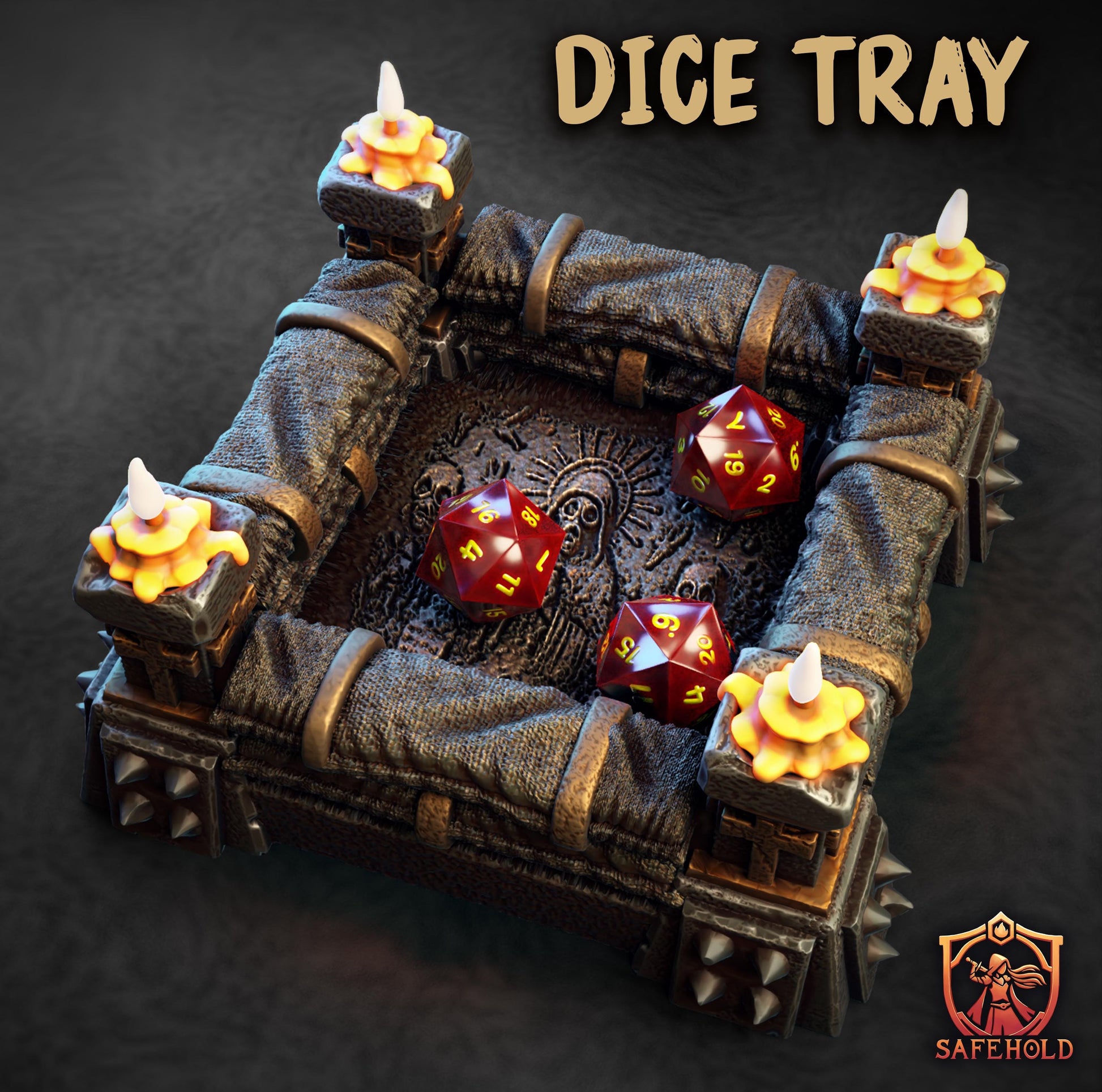 Sanctum Bunker Trench Dice Tray - Trench  Compatible (Custom Order) - product image 1 of 2