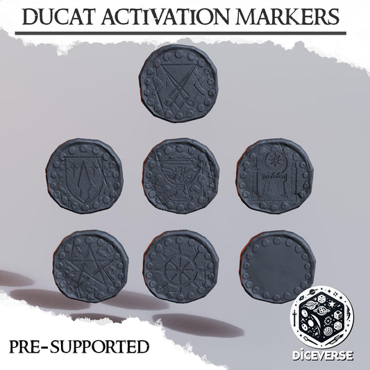 Diceverse Trench Terrain: Activation Marker Ducats - Trench  Compatible (Custom Order) - product image 1 of 2